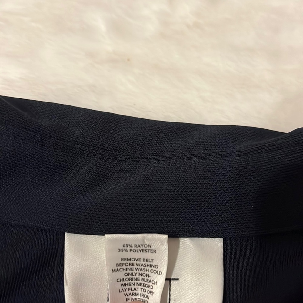 Ann Taylor Loft navy long sleeve dress - Picture 5 of 8